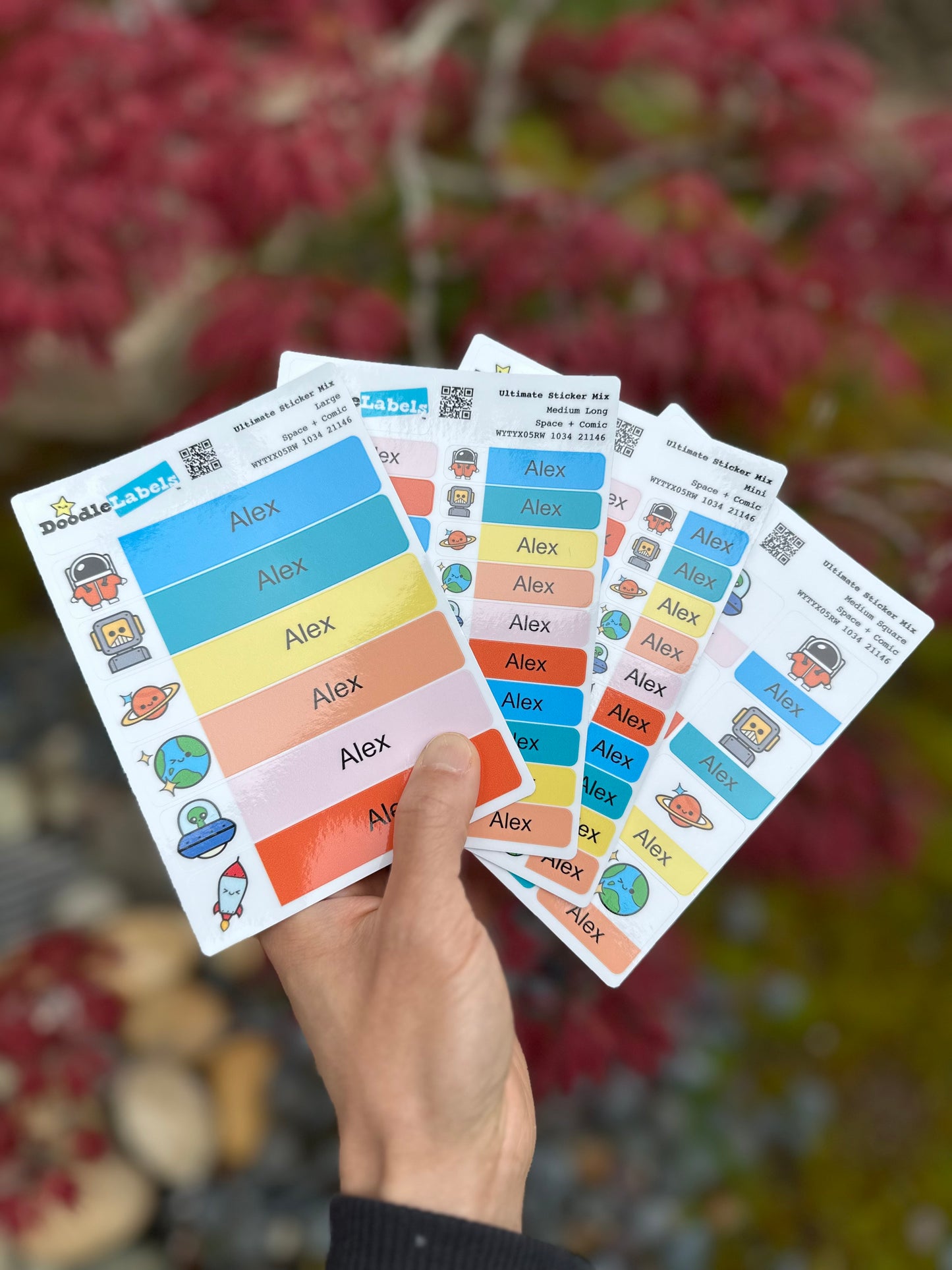 Pastel Planetarium - Ultimate Sticker Mix Pack (68 labels)