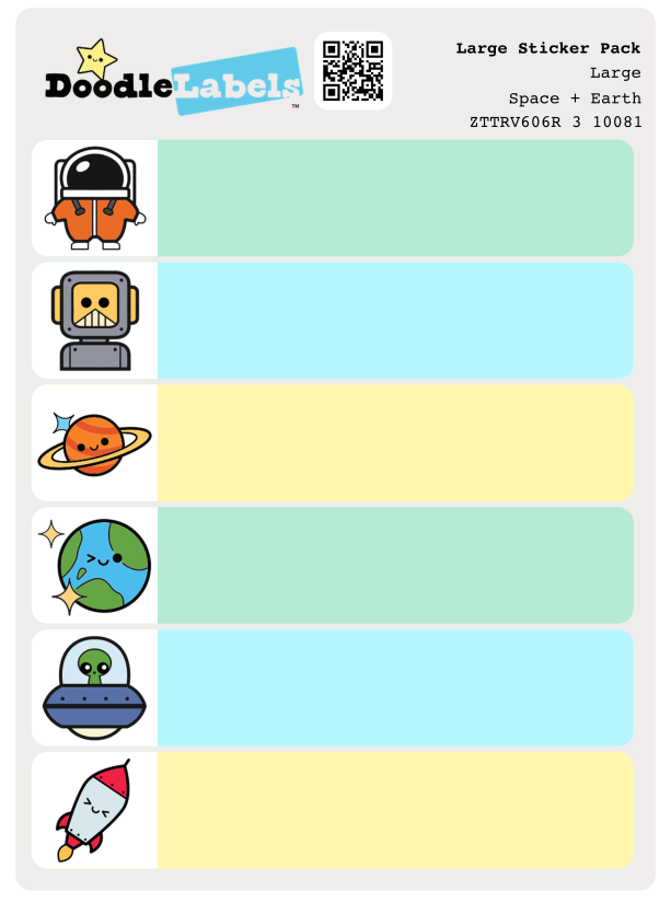 Large Sticker Pack (24 labels)
