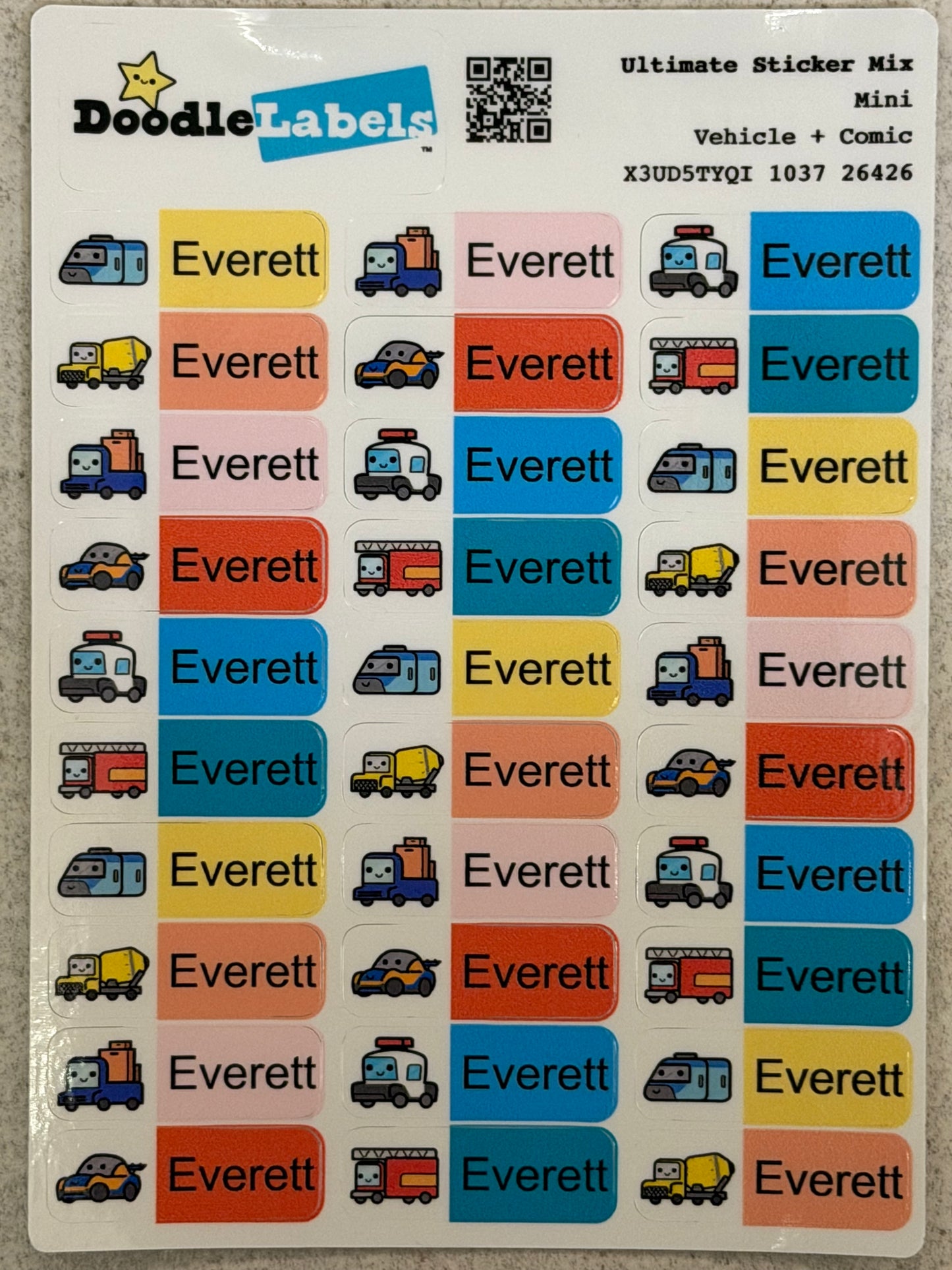 Mini Sticker Pack (120 labels)