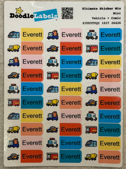 Mini Sticker Pack (120 labels)